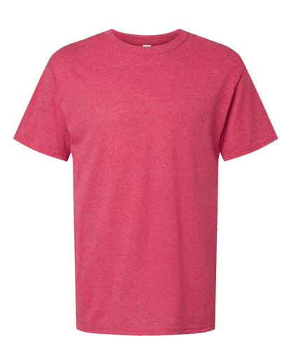 M&O Men's Gold Soft Touch T-Shirt 4800 #color_Heather Pink