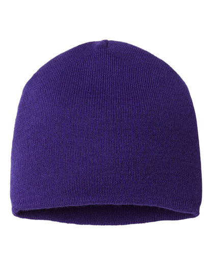 CAP AMERICA USA-Made 8 1/2" Beanie TKN28 #color_Purple