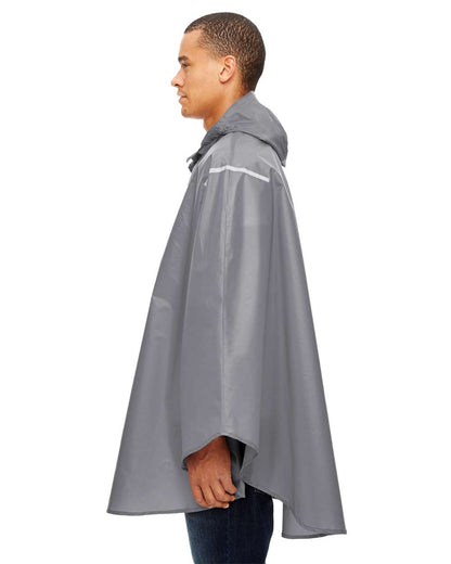 Team 365 Unisex Zone Protect Packable Poncho TT71 #colormdl_Sport Graphite