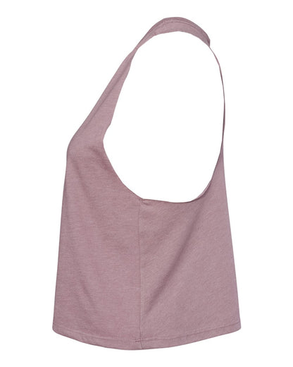 BELLA + CANVAS Women's Racerback Crop Tank 6682 #color_Heather Orchid