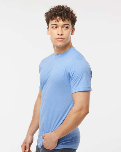 Tultex Poly-Rich T-Shirt 241 #colormdl_Heather Athletic Blue