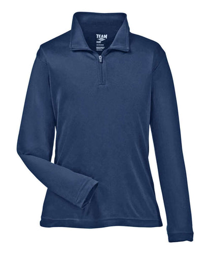 Team 365 Youth Zone Performance Quarter-Zip Pullover TT31Y #color_Sport Dark Navy