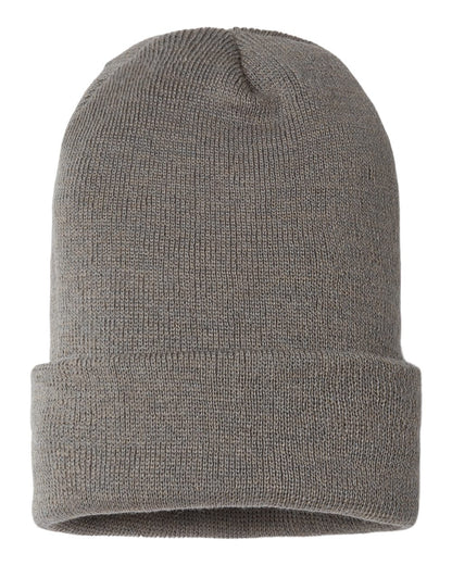 CAP AMERICA USA-Made Sustainable Cuffed Beanie SKN24 #color_Grey