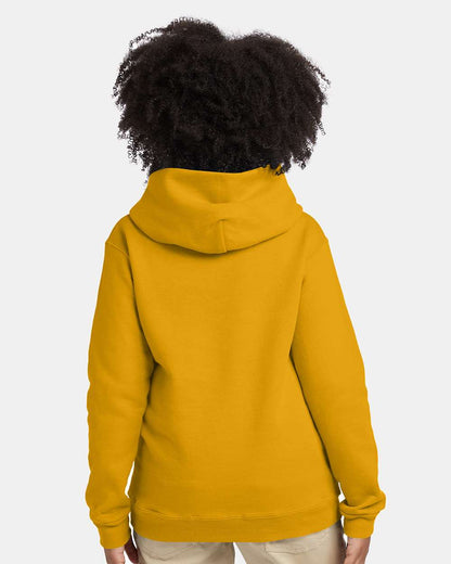 Hanes Youth EcoSmart® Hooded Sweatshirt P473 #colormdl_Gold