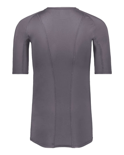 Russell Athletic Unisex CoolCore® Half Sleeve Compression Shirt R21CPM #color_Stealth