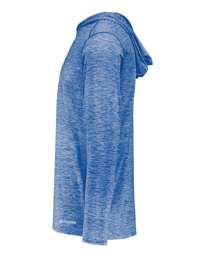 Holloway Youth Electrify CoolCore® Hooded Sweatshirt 222689 #color_Royal Heather
