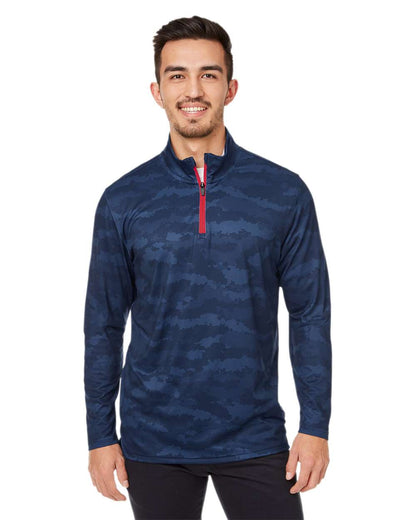 Puma Golf Men's Volition Flanked Quarter-Zip Pullover 599440 #colormdl_Navy Blazer
