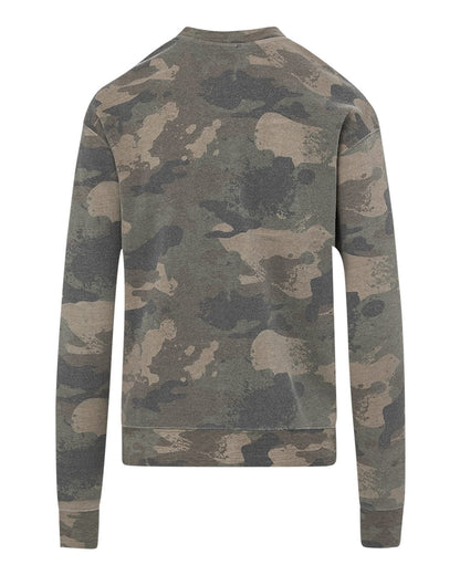 MV Sport Women's Raelynn Cloud Fleece Crewneck Sweatshirt W23140 #color_Faded Camo
