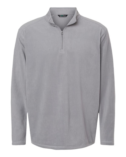 Augusta Sportswear Eco Revive™ Micro-Lite Fleece Quarter-Zip Pullover 6863 #color_Athletic Grey