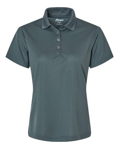 Paragon Women's Saratoga Performance Mini Mesh Polo 104 #color_Carbon
