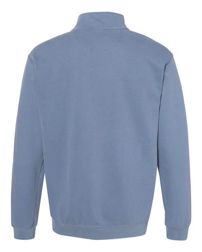 Comfort Colors Unisex Garment-Dyed Quarter-Zip Sweatshirt 1580 #color_Blue Jean