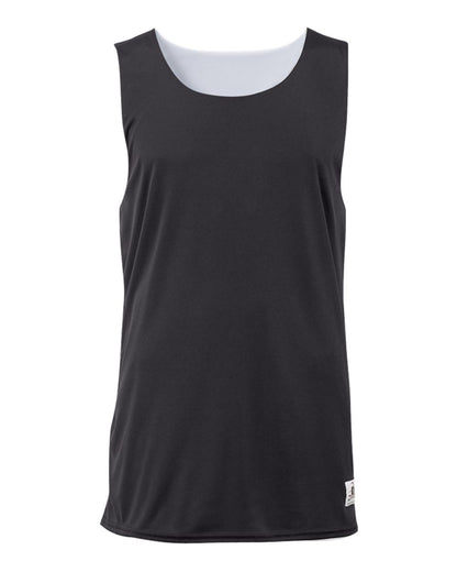 Badger Women's B-Core Reversible Tank Top 4169 #color_Black
