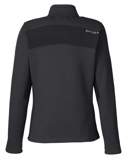 Spyder Women's Constant Canyon Full-Zip Sweater S17937 #color_Black