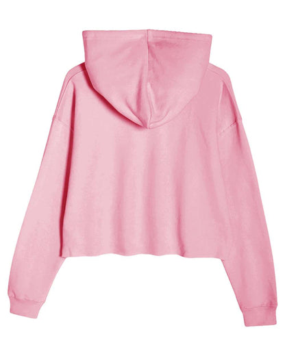 Lane Seven Women's Cropped Fleece Hooded Sweatshirt LS12000 #color_Mauve