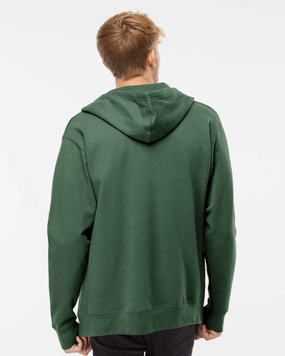 Independent Trading Co. Midweight Full-Zip Hooded Sweatshirt SS4500Z #colormdl_Alpine Green