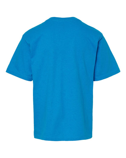 M&O Youth Gold Soft Touch T-Shirt 4850 #color_Turquoise
