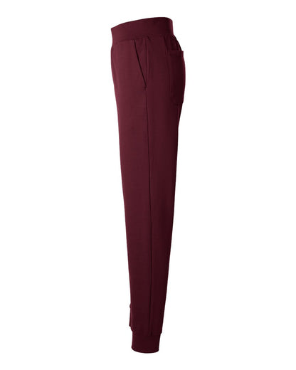 Jaanuu Women's Rubi Ultrasoft Scrub Joggers W40001 #color_Burgundy