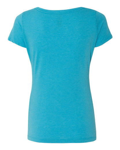 Next Level Women’s Triblend Scoop Neck T-Shirt 6730 #color_Vintage Turquoise