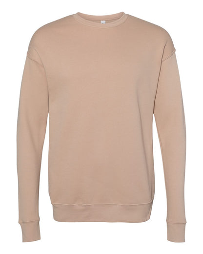 BELLA + CANVAS Sponge Fleece Drop Shoulder Crewneck Sweatshirt 3945 #color_Heather Sand Dune