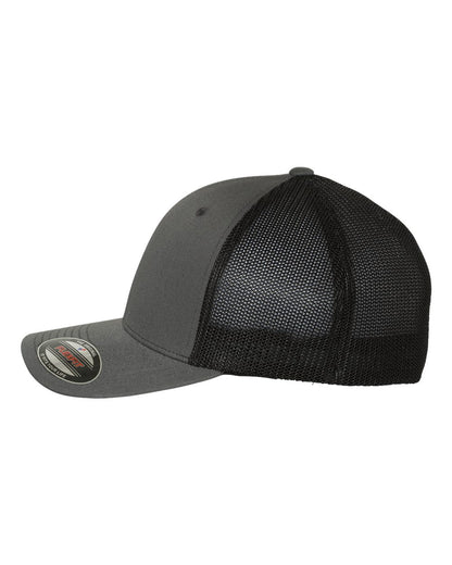 Flexfit Trucker Cap 6511 #color_Charcoal/ Black