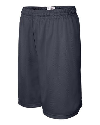 Badger Mini Mesh 9'' Inseam Shorts 7239 #color_Navy