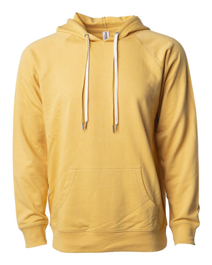 Independent Trading Co. Icon Lightweight Loopback Terry Hooded Sweatshirt SS1000 #color_Harvest Gold