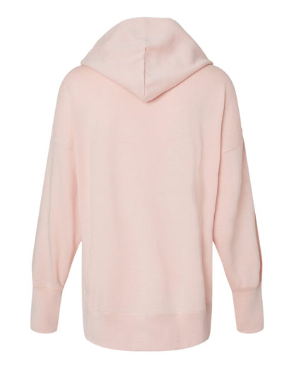 MV Sport Women's French Terry Hooded Sweatshirt W23720 #color_Cameo Pink
