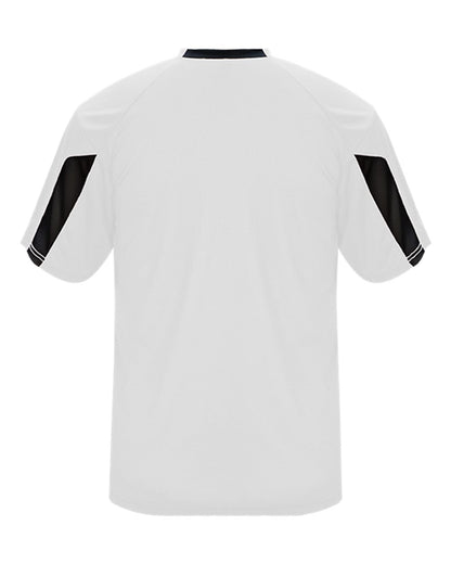 Badger Striker T-Shirt 4176 #color_White/ Black