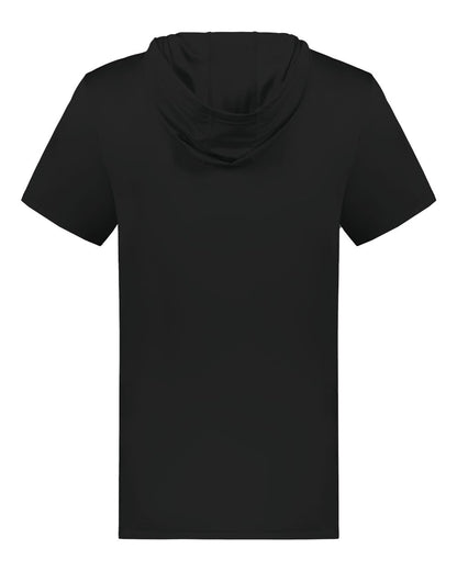 Holloway Men's Hooded T-Shirt Powered by Coolcore 222142 #color_Black