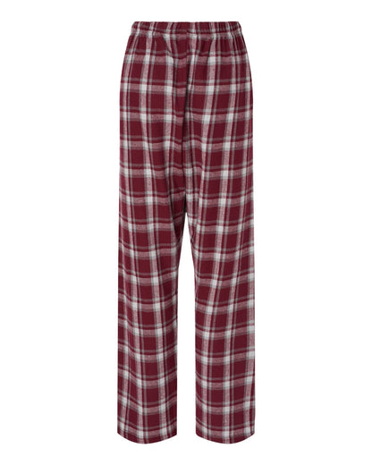 Boxercraft Women's Haley Flannel Pants BW6620 #color_Heritage Maroon Plaid