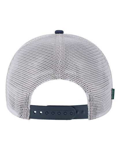 LEGACY Mid-Pro Snapback Trucker Cap MPS #color_Navy/ Dark Grey/ Silver