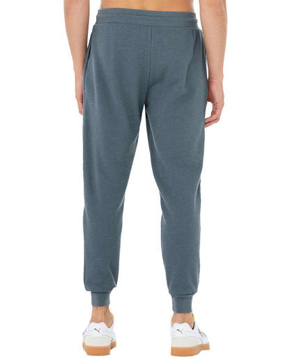 BELLA + CANVAS Sponge Fleece Jogger Sweatpants 3727 #color_Heather Slate