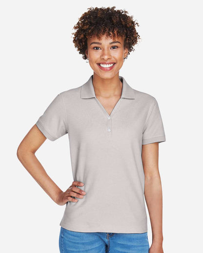 Devon & Jones Women's Pima Piqué Polo D100W #colormdl_Silver