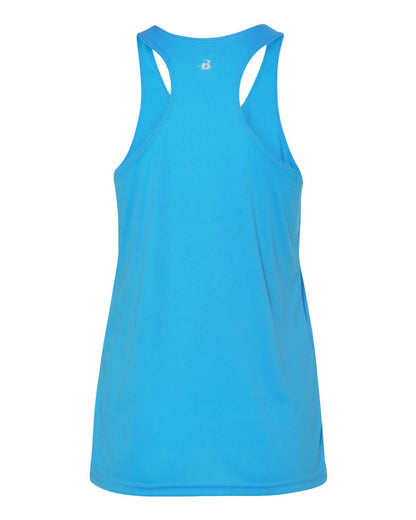 Badger Women’s B-Core Racerback Tank Top 4166 #color_Electric Blue