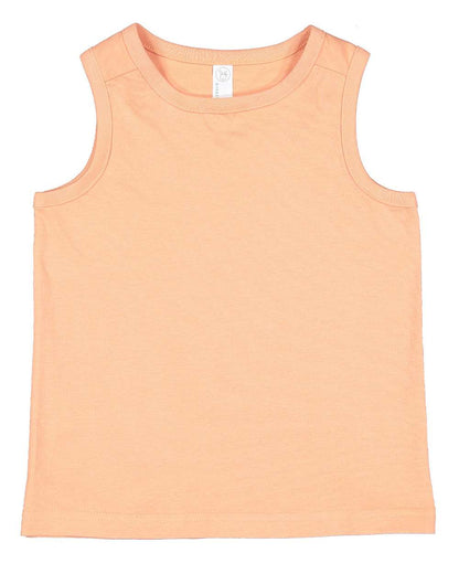 Rabbit Skins Toddler Fine Jersey Tank 3323 #color_Sunset