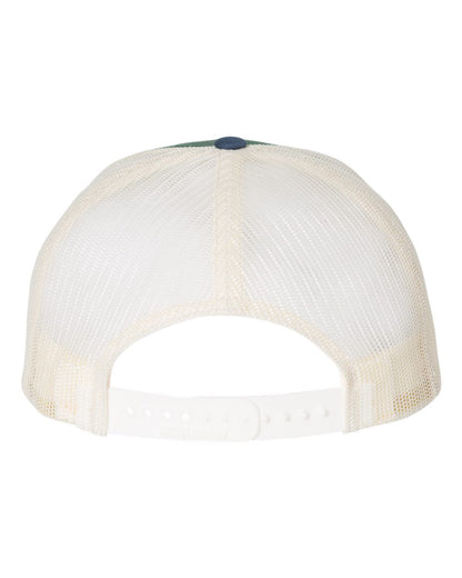 Richardson Low Pro Trucker Cap 115 #color_Spruce/ Birch/ Light Navy