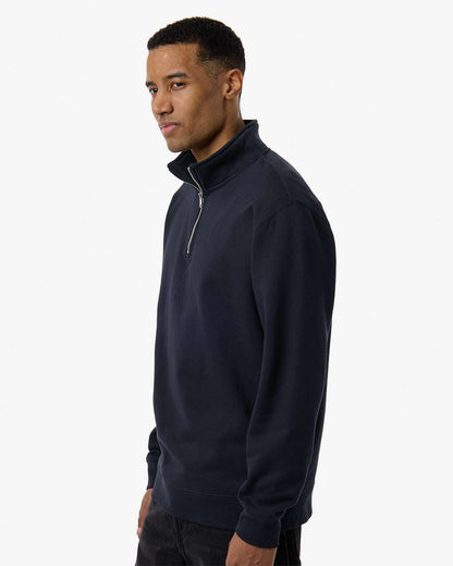 Independent Trading Co. Unisex Midweight Quarter-Zip Pullover SS4600QZ #colormdl_Classic Navy