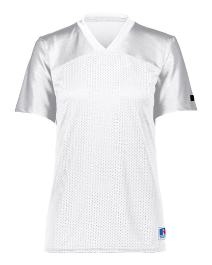 Russell Athletic Women's Solid Flag Football Jersey R0593X #color_White