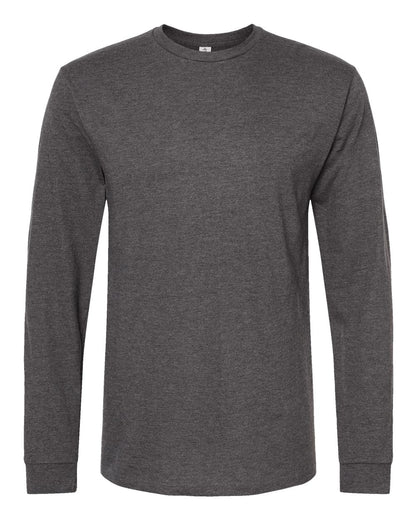 Tultex Heavyweight Jersey Long Sleeve T-Shirt 291 #color_Heather Charcoal