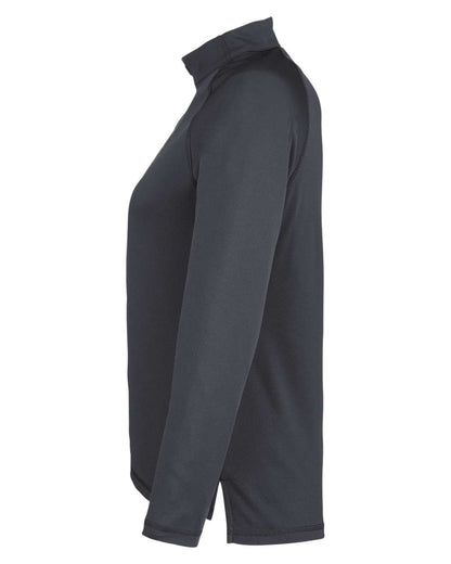 North End Women's Revive Coolcore® Quarter-Zip Pullover NE410W #color_Carbon