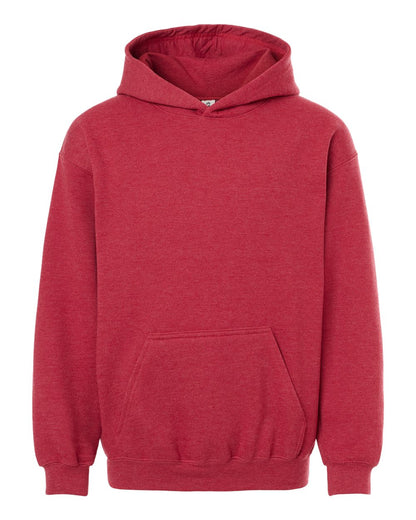 Tultex Youth Hooded Sweatshirt 320Y #color_Heather Red