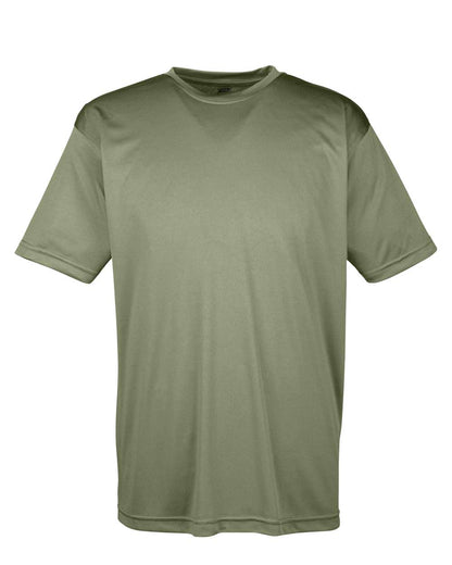 UltraClub Men's Cool & Dry Sport Performance Interlock T-Shirt 8420 #color_Military Green