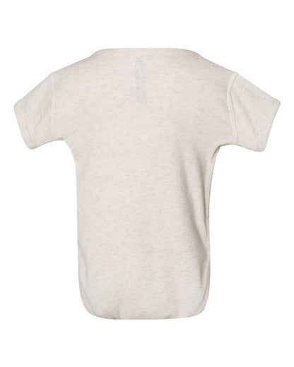 Rabbit Skins Infant Baby Rib Bodysuit 4400 #color_Natural Heather