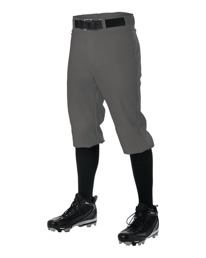 Alleson Athletic Baseball Knicker Pants 605PKN #color_Charcoal