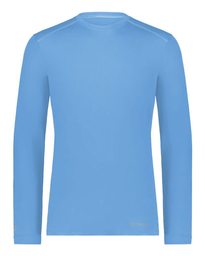 Holloway Unisex Essential Long Sleeve T-Shirt Powered By Coolcore 222138 #color_Columbia Blue