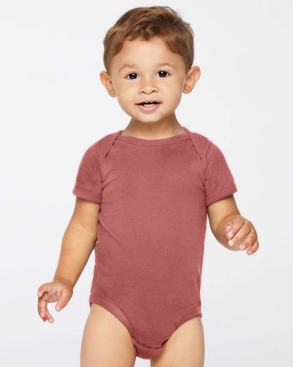 Rabbit Skins Infant Fine Jersey Bodysuit 4424 #colormdl_Rouge