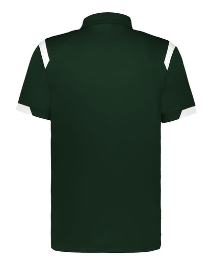 Badger Men's On the Rise Polo 3350 #color_Forest/ White