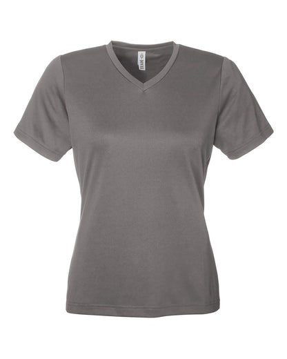 Team 365 Women's Zone Performance Mesh T-Shirt TT15W #color_Sport Graphite