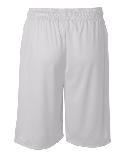 Badger B-Core 9" Shorts 4109 #color_White