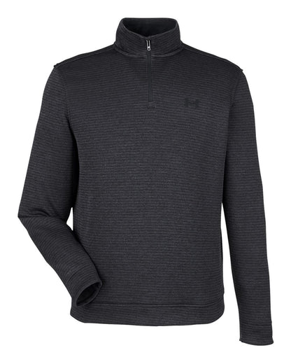 Under Armour Men's Storm Sweater Fleece Quarter-Zip Pullover 1373674 #color_Black/ Black_001